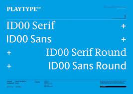 Ejemplo de fuente ID00 Serif